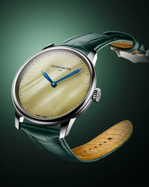ARNOLD & SON HM Steel Amber 1LCDS.Z01A.C287S