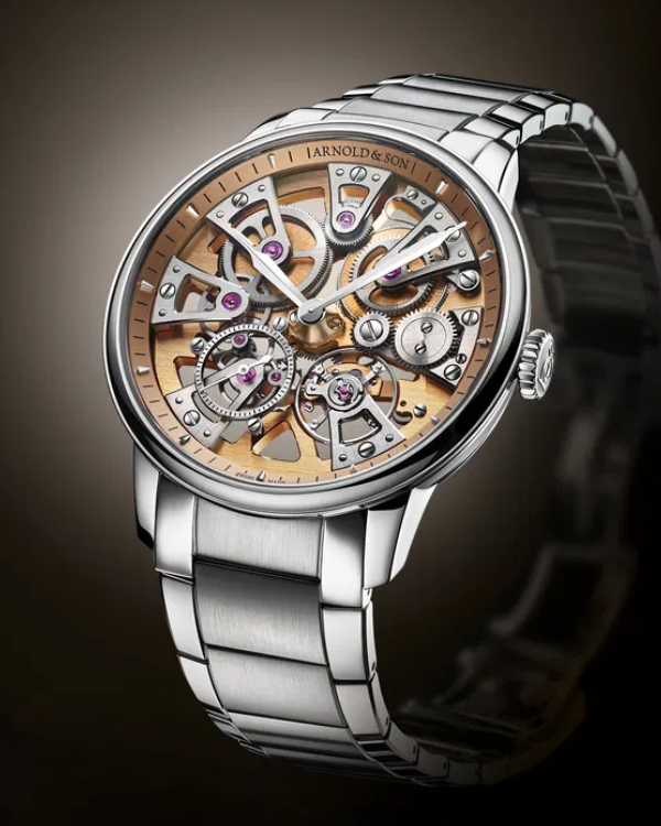 ARNOLD & SON Nebula Steel Golden Black 1NEGS.H01A.S135D